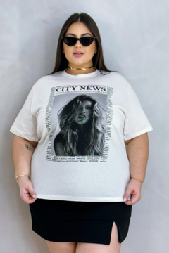 Tshirt City News Plus Size na internet