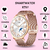 Reloj Smart Watch Mujer KT67 Redondo Elegante Gps Doble Malla en internet