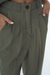 Pantalón Sleek FW24 Twill Verde Militar - comprar online