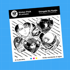 Pack x8 Stickers Shingeki no Kyojin