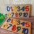 Números de Encaixe - Coloridos - Amantes da Educação - Brinquedos Montessori, Waldorf, Pikler e Reggio Emilia
