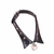 CHOKER DE COURO COM GUIA EM METAL