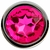 PLUG ANAL DE METAL LUXO - TAMANHO P - PEDRA PINK - comprar online