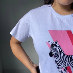 T-Shirt Zebra Premium na internet