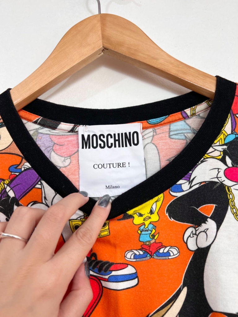 Camiseta moschino original sale