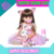 Boneca reborn bebê doll princesa corpo de silicone baby na internet