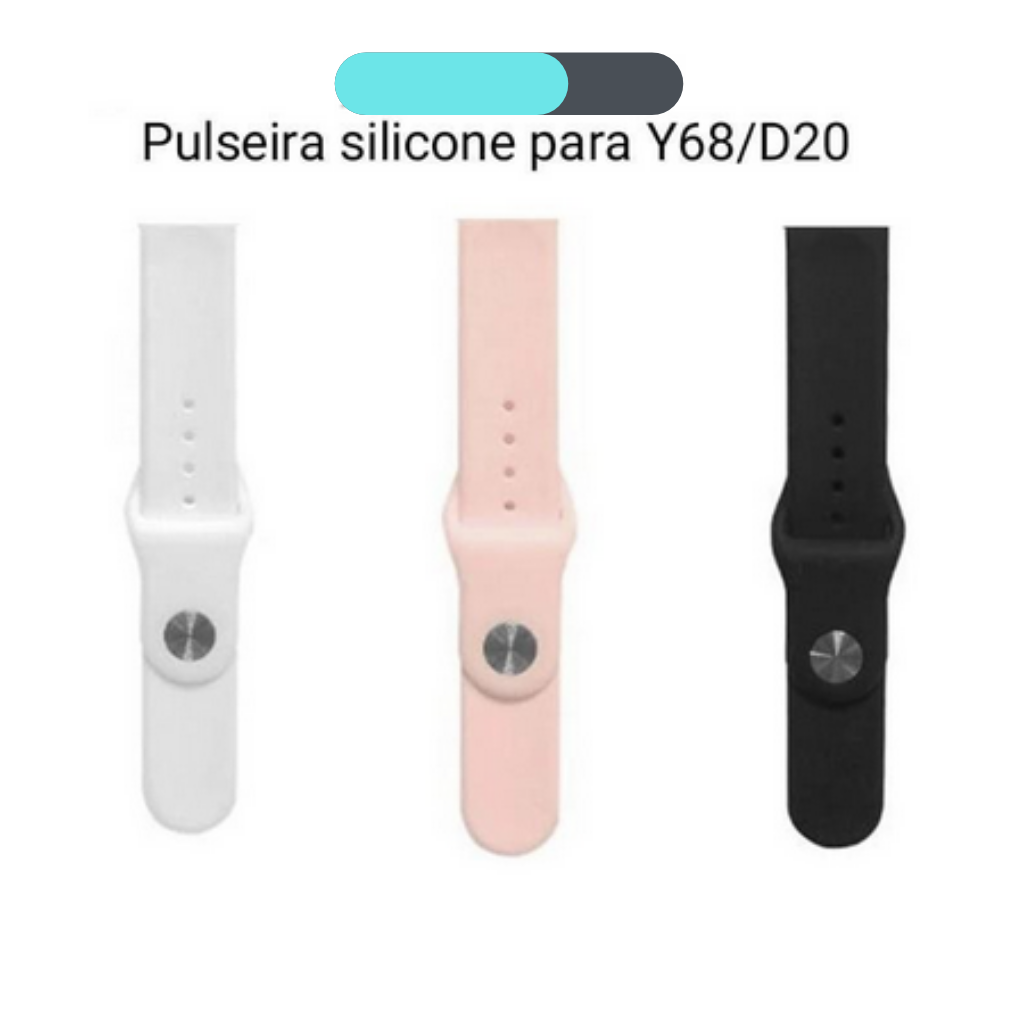 Relógio Inteligente Smart Band Smart Watch D20 Y68 Pulseira