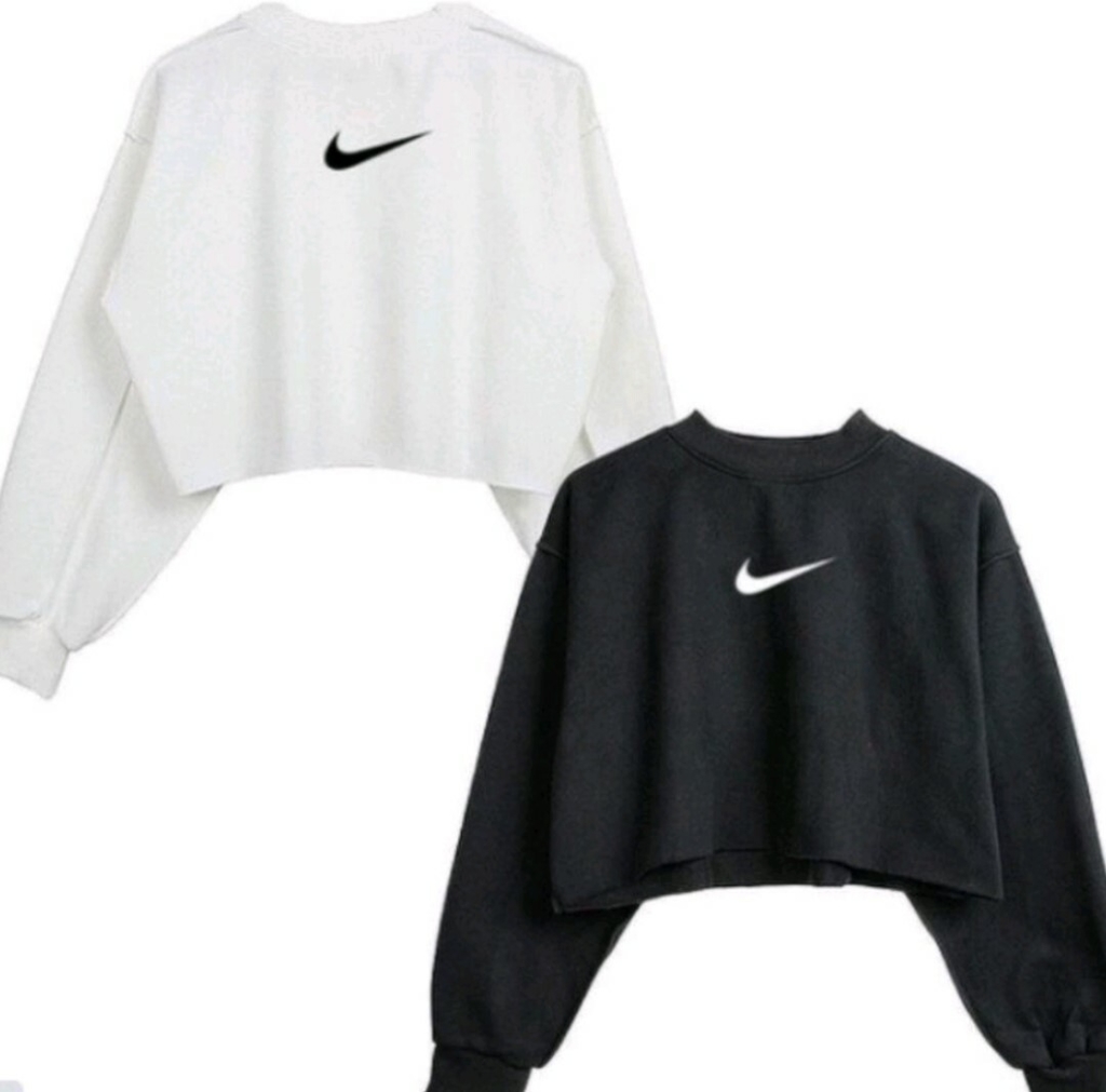 Moletom cropped nike sales
