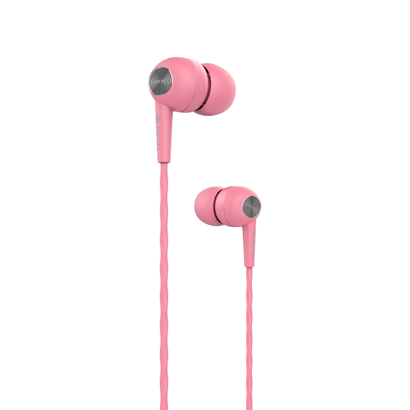 Auriculares Tubo Rosa Con Cable Devia KINTONE HEADSET