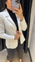 MAX BLAZER OFF WHITE - MALHA NEOPRENE na internet