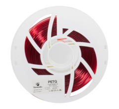 Filamento PETG Vermelho Clear DynaLabs 1.75mm 1Kg na internet