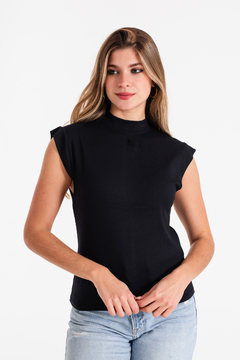 Remeras con cuello alto mujer new arrivals