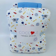 Acolchado + Chichonera para Cuna 60 x 120 en Piqué Estampado Coccole(CONSULTAR DISEÑOS ANTES DE COMPRAR A NUESTRO WHATSAPP) - El Arca del Bebè