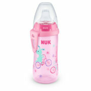 NUK VASO ACTIVE CUP CON PICO DE SILICONA 300ML ROSA - comprar online