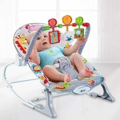 Mecedora Bebe Con Vibracion 0 A 18 Kg Baby Set GRIS on internet