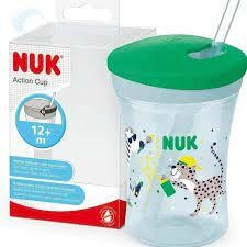 Vaso NUK Evolution Action Cup con sorbete flexible VERDE - El Arca del Bebè