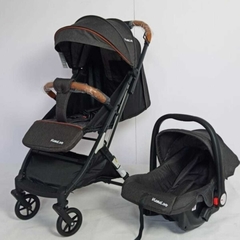 Coche Mama Love Ultracompacto TS12 con huevito Acarreo C/ Manija Mamalove Gris