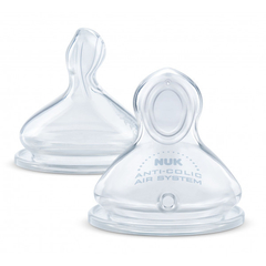 Tetinas Nuk First Choice Plus Flujo Medio 0-6m X 2u