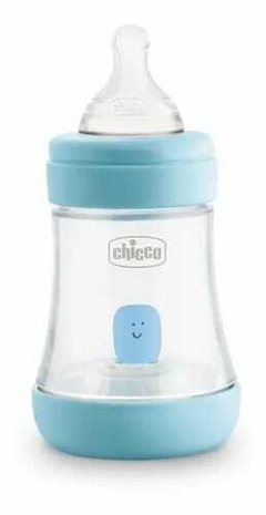 Mamadera Perfect 5 150ml 0m+ Flujo Lento Chicco Celeste