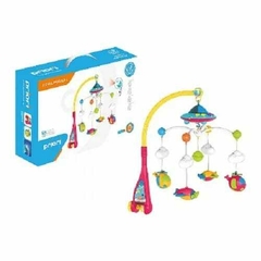 Movil Cunero Musical Bebé Con Proyector Luz Y Sonidos 0m+ - comprar online