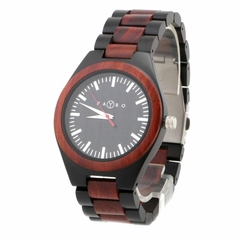 Reloj de madera Cronos Red Sandal