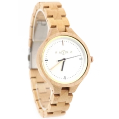 reloj de madera para mujer Gaia Gold