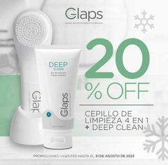 CEPILLO DE LIMPIEZA CON VIBRACION 4 EN 1 + DEEP CLEAN GLAPS