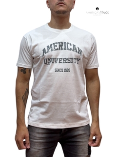 Remera American University Natural