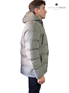 Campera American Puffer Verde 509 - comprar online