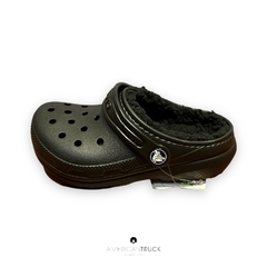 Crocs Classic Kids Lined Clog T Black - comprar online