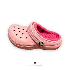 Crocs Classic Kids Lined Clog T Flamant Rose - comprar online