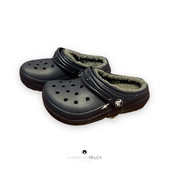 Crocs Classic Kids Lined Clog T Navy Charcoal