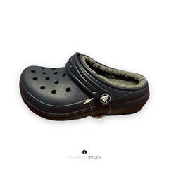 Crocs Classic Kids Lined Clog T Navy Charcoal - comprar online