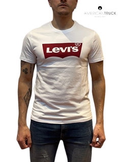 Levis Graphic Set in Neck Batwing White