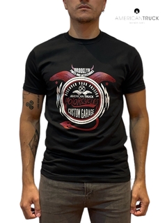 Remera American Motorcycle Negro