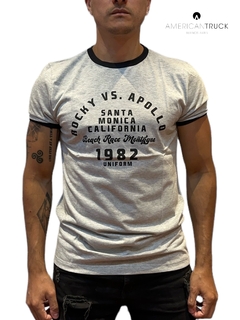 Remera Uniform Vintage Rocky Apollo Melange Grey Claro - comprar online