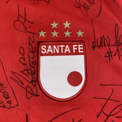 Santa Fe Titular 2012 firmada por el plantel - Golpe De Estadio