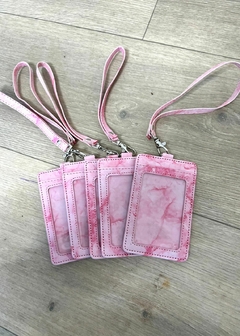 Porta sube o tarjetas pack por 4 en rosa