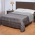 Acolchado Plumon Simil Duvet - Gris Oscuro / Gris Claro