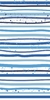 Toallon Playero Microfibra Estampado - Lineas Azul