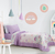 Cubrecama Infantil Matelasse Estampado - Arcoiris Lila