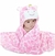 Frazada Infantil Flannel C/ Capucha - Jirafa Rosa - comprar online