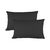 Pack x2 Funda De Almohada King Size 50 x 90 Cm - Negro - comprar online