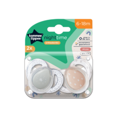 Chupetes Night Time 6-18 Meses Tommee Tippee - comprar online