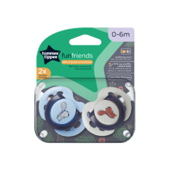 Chupetes Fun Friends 0-6 Meses Tommee Tippee