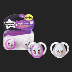 Chupetes Night Time 0-6 Meses Tommee Tippee - comprar online