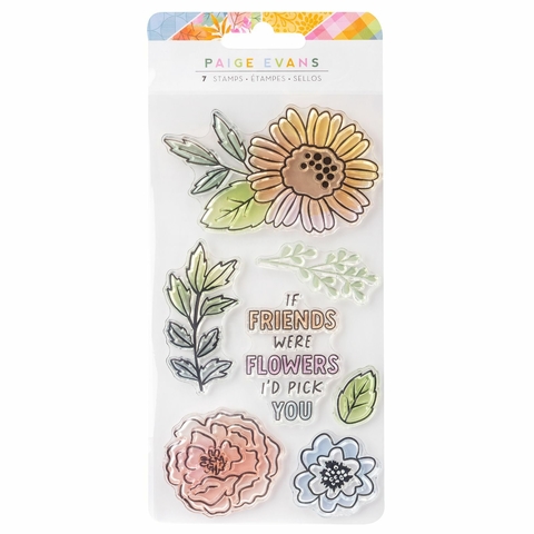 Paige Evans Garden Shoppe Collection Clear Acrylic Stamps