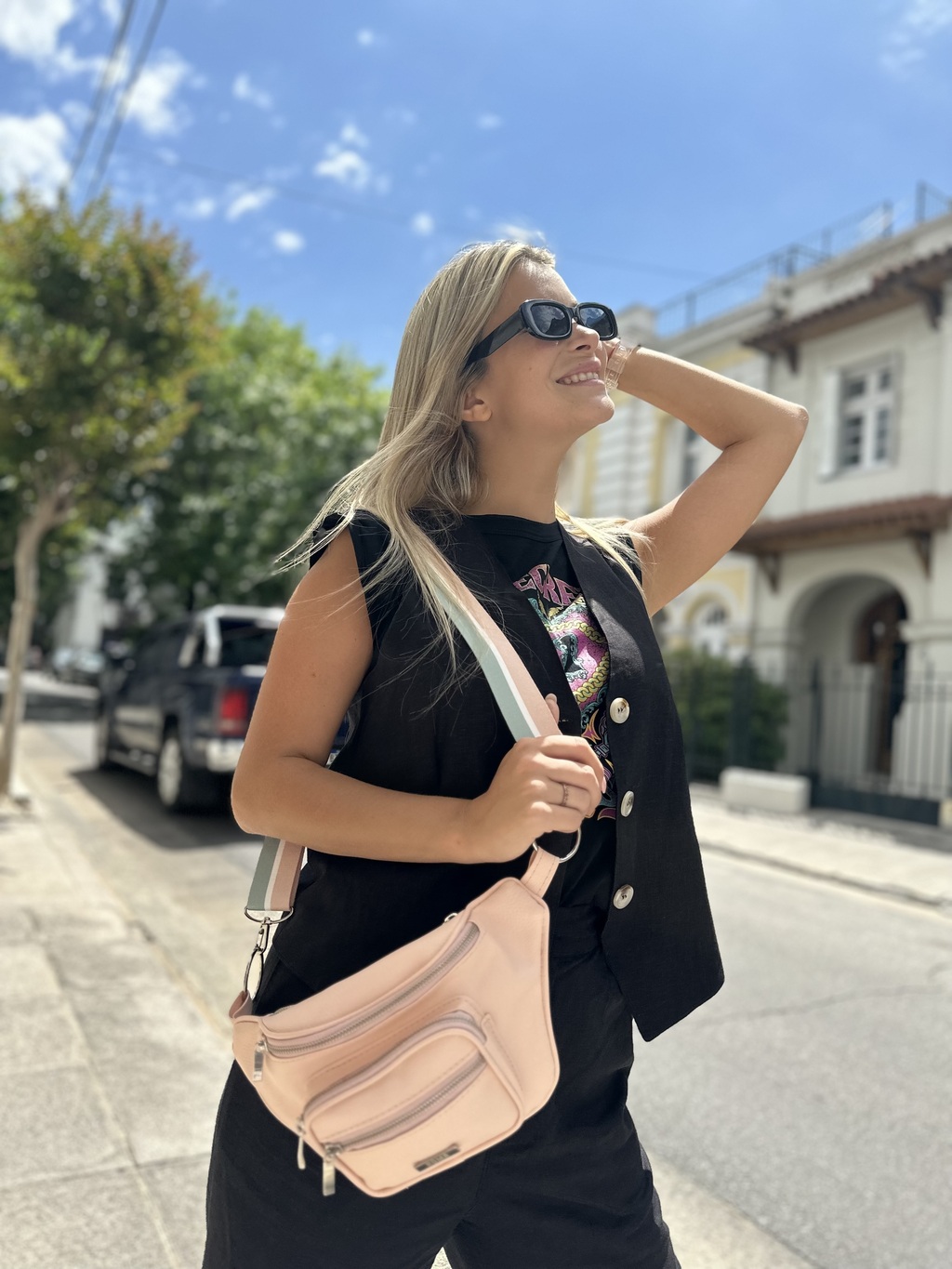 Riñonera rosa online