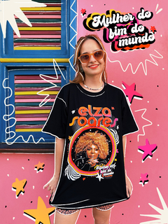 T-Shirt Elza - cor preta - comprar online