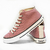 Zapatillas Botita Flash Lona Rosa Daily - tienda online